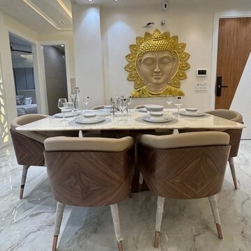 Living Room in 3 BHK Apartment at Mahavir Enclave 1 – for Sale