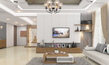 Living Room in 3 BHK Apartment at Mantra Sky Homes, Magarpatta City – for Sale