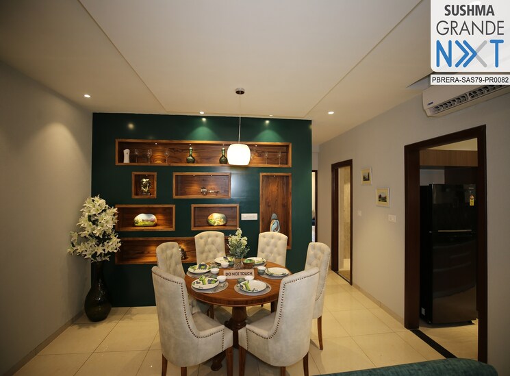 Living Room, sushma-grande-nxt 3 Bedroom 1650 Sq.Ft. Apartment In Lohgarh Zirakpur 8183419