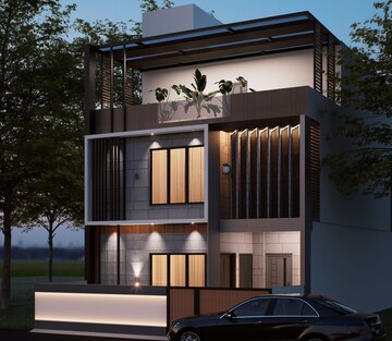 6 BHK Villa – Exterior View View at GH-7 Crossings Republik, Vijay Nagar - for Sale