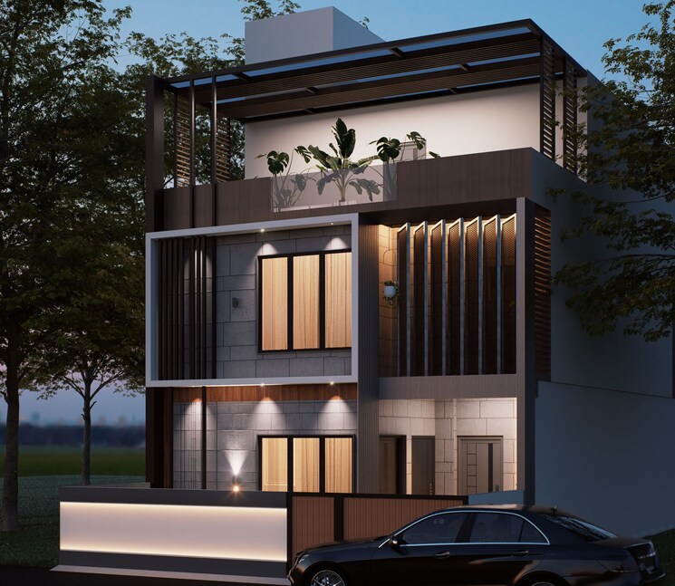 Exterior View, gh-7-crossings-republik 6 Bedroom 4550 Sq.Ft. Villa In Vijay Nagar Ghaziabad 8183485