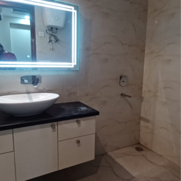 Bathroom in 3 BHK Builder Floor at Raj One Good Earth, Fazilpur Jharsa – for Sale