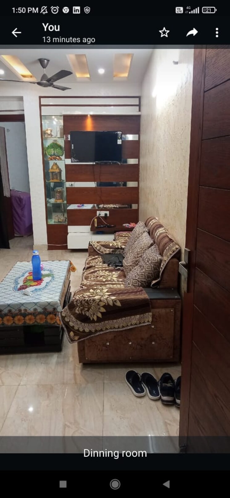 Living Room, niti khand 2 Bedroom 900 Sq.Ft. Builder Floor In Niti Khand Ghaziabad 8183524