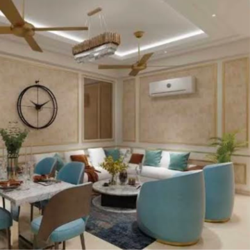 Team Area in 3 BHK Builder Floor at Raj One Good Earth, Fazilpur Jharsa – for Sale