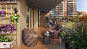 Living Room in 3 BHK Apartment at Urban The Zirk, Nabha – for Sale