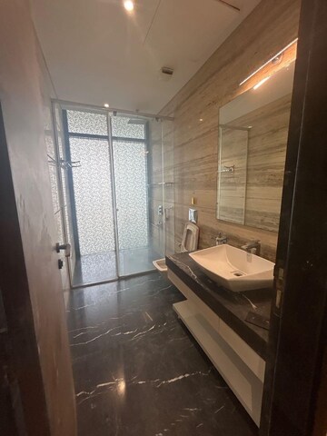 Bathroom in 3 BHK Apartment at Omkar 1973, Worli – for Rent