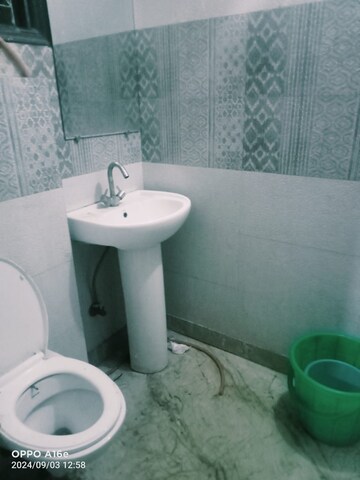 Bathroom in 2 BHK Builder Floor at Laxmi Nagar – for Rent