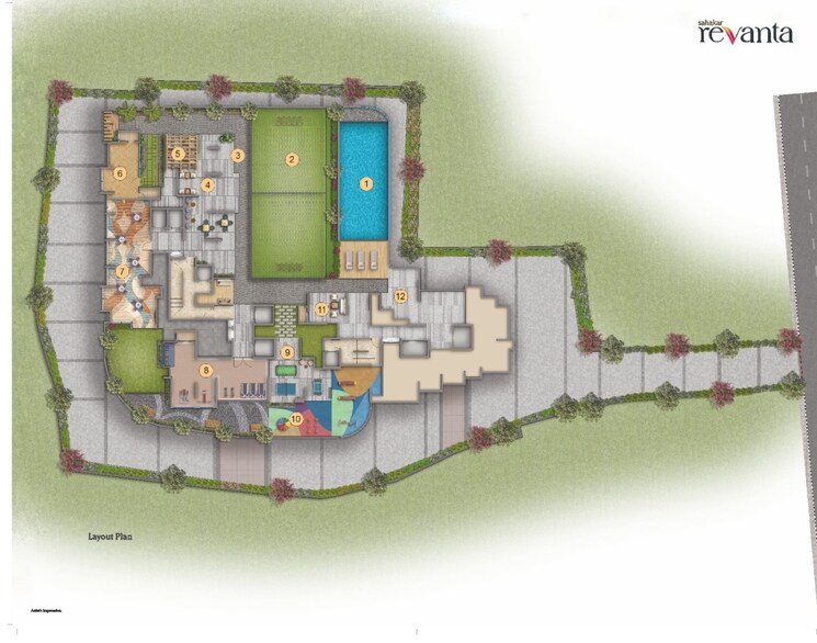 Master Plan, sahakar-revanta 2 Bedroom 1130 Sq.Ft. Apartment In Goregaon West Mumbai 8184179