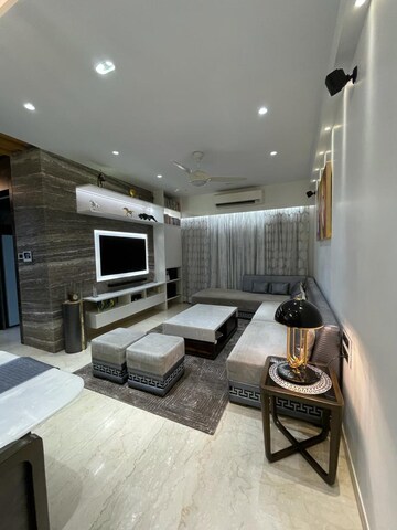 Living Room in 3 BHK Apartment at K Raheja Interface Heights, Malad West – for Rent