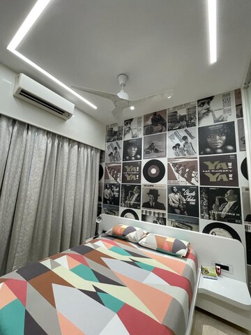 Master Bedroom in 2 BHK Apartment at K Raheja Interface Heights, Malad West – for Rent