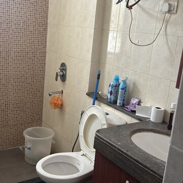 Bathroom in 2 BHK Apartment at Lajpat Nagar – for Rent