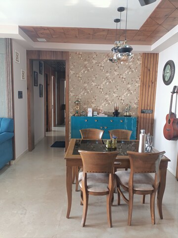 Living Room in 3.5 BHK Apartment at Bhimjyani Verraton, Thane West – for Rent
