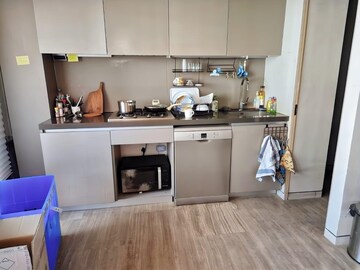 Kitchen in 3 BHK Apartment at Lodha World Crest, Worli – for Rent