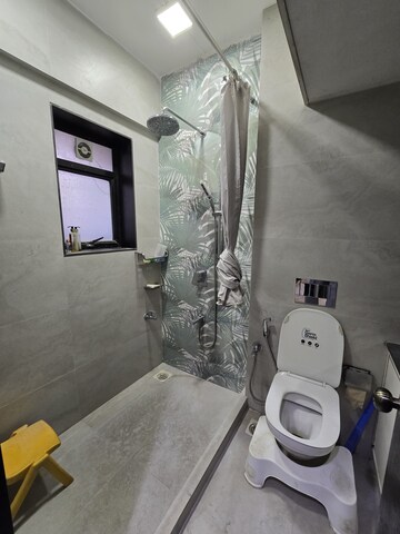 Bathroom in 2 BHK Apartment at Shreerang CHS, Shrirang Society – for Rent