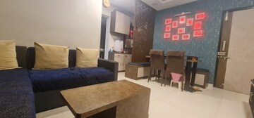 Living Room in 1 BHK Apartment at Unique Greens Ghodbunder Road, Ghodbunder Road – for Sale