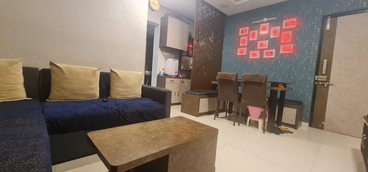 Living Room, unique-greens-ghodbunder-road 1 Bedroom 450 Sq.Ft. Apartment In Ghodbunder Road Thane 8184722