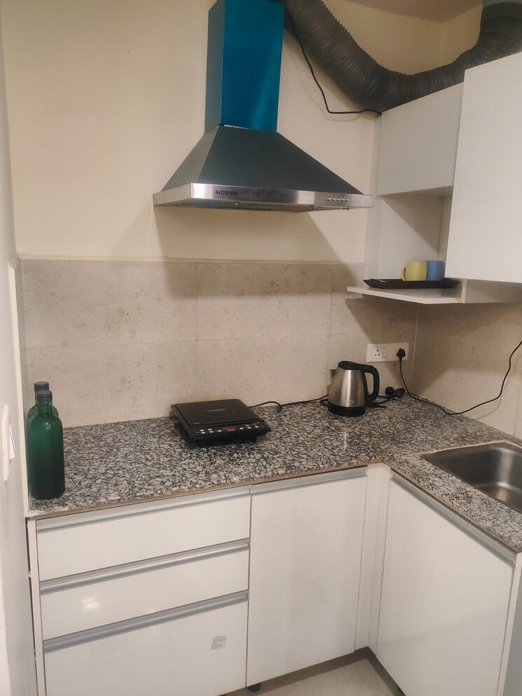 Kitchen, ambala highway 1 Bedroom 610 Sq.Ft. Apartment In Ambala Highway Zirakpur 8184886