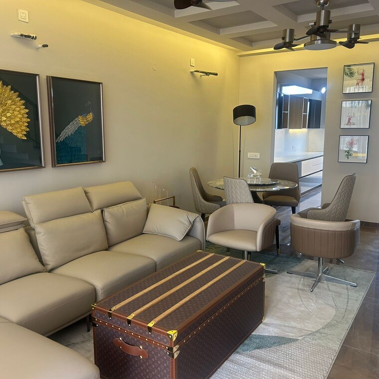 Living Room, international airport road 4 Bedroom 2700 Sq.Ft. Villa In International Airport Road Zirakpur 8184920