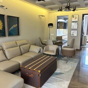 Living Room in 4 BHK Villa at International Airport Road – for Sale