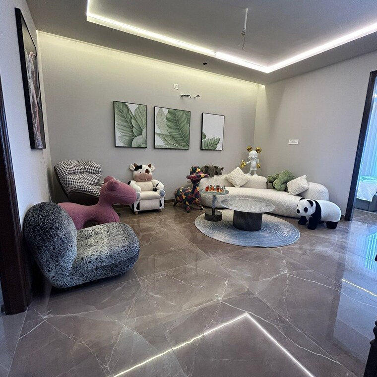 Living Room, international airport road 4 Bedroom 2700 Sq.Ft. Villa In International Airport Road Zirakpur 8184920