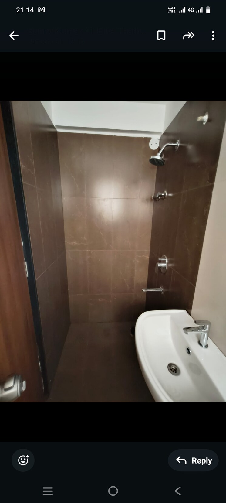 Bathroom, krisala-41-elite 2.5 Bedroom 1180 Sq.Ft. Apartment In Tathawade Pune 8184976