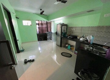 Living Room in 1 BHK Apartment at Lodha Crown Quality Homes, Majiwada – for Sale