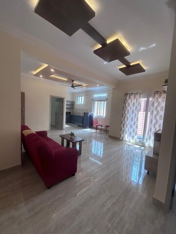 Living Room in 4 BHK Builder Floor at Hsr Layout – for Rent