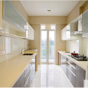 Kitchen in 1 BHK Apartment at Vijay Orovia, Hiranandani Estate – for Rent