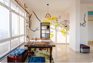 Living Room in 5 BHK Penthouse at The Legend One, Sector 57 – for Rent