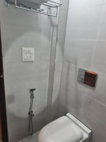 Bathroom in 2 BHK Builder Floor at Dhakoli Village – for Rent