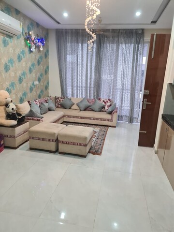Living Room in 2 BHK Builder Floor at Dhakoli Village – for Rent