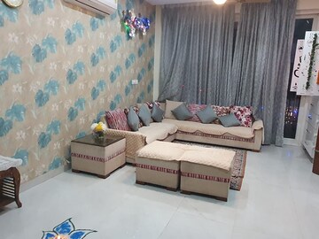 Living Room in 2 BHK Builder Floor at Dhakoli Village – for Rent