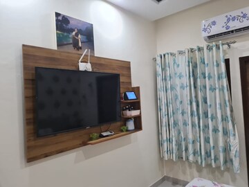 Living Room in 3 BHK Builder Floor at Dhakoli Village – for Rent