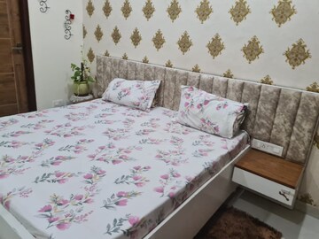 Bedroom in 3 BHK Builder Floor at Dhakoli Village – for Rent