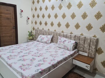 Bedroom in 3 BHK Builder Floor at Dhakoli Village – for Rent