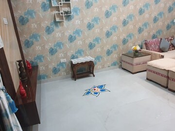 Living Room in 3 BHK Builder Floor at Dhakoli Village – for Rent