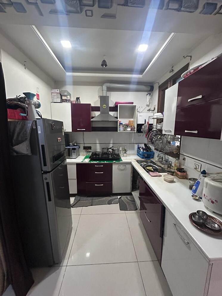 Kitchen, pir machalla 2 Bedroom 900 Sq.Ft. Builder Floor In Pir Machalla Zirakpur 8185192