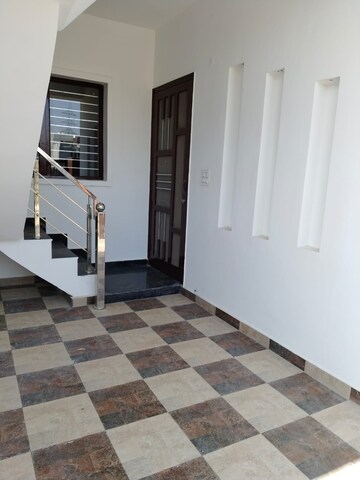 Staircase in 3.5 BHK Independent House at MS Enclave Zirakpur, Dhakoli Village – for Sale