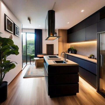 Kitchen in 2 BHK Apartment at Curio City, New Town Action Area ii – for Sale