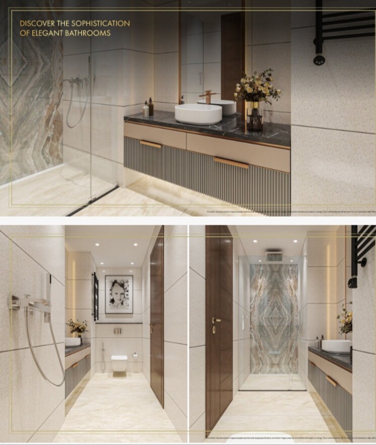 Kitchen, omaxe-world-street 3.5 Bedroom 2600 Sq.Ft. Apartment In Sector 79 Faridabad 8185241