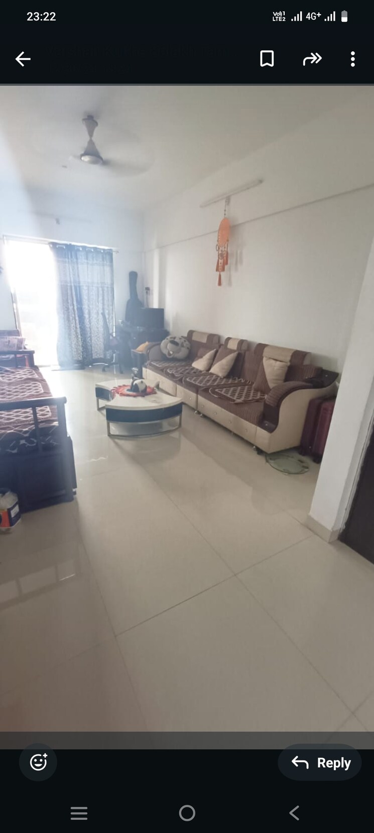 Living Room, goldfinger-kataria-tamara 2 Bedroom 1140 Sq.Ft. Apartment In Rahatani Pune 8185259