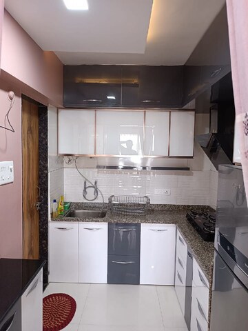 Kitchen in 2 BHK Apartment at KFP Chesterfield, Dhanori – for Rent