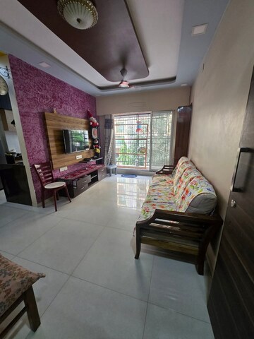 Living Room in 2 BHK Apartment at Poonam Aster, Virar West – for Rent