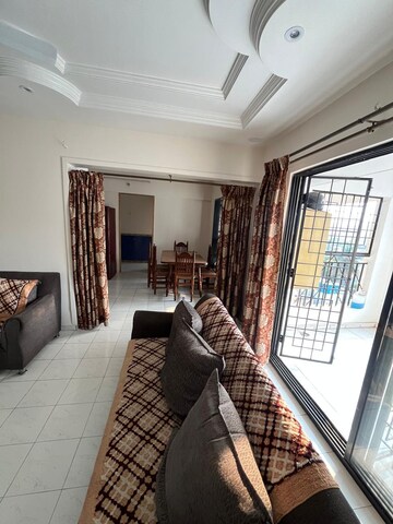 Balcony in 2 BHK Apartment at Rahul Towers, Kothrud – for Rent