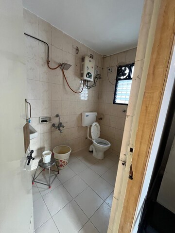 Bathroom in 2 BHK Apartment at Rahul Towers, Kothrud – for Rent