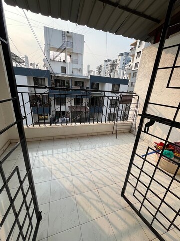 Balcony in 2 BHK Apartment at Rahul Towers, Kothrud – for Rent