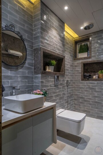 Bathroom in 2 BHK Apartment at Siddha Serena, New Town – for Sale