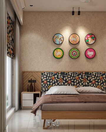 Bedroom in 3 BHK Apartment at Vedic Sanjeeva Shree Residency, New Town – for Sale