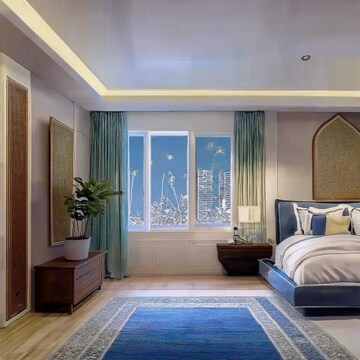 Living Room in 2 BHK Apartment at Merlin Serenia, Bt Road – for Sale