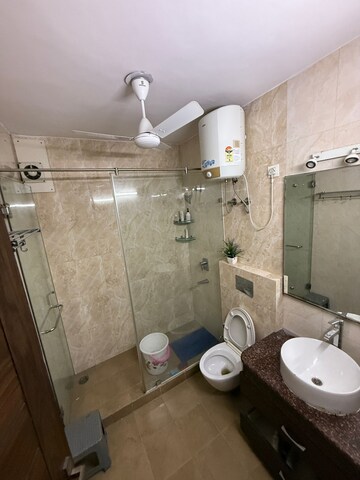 Bathroom in 3 BHK Builder Floor at Green Park – for Rent
